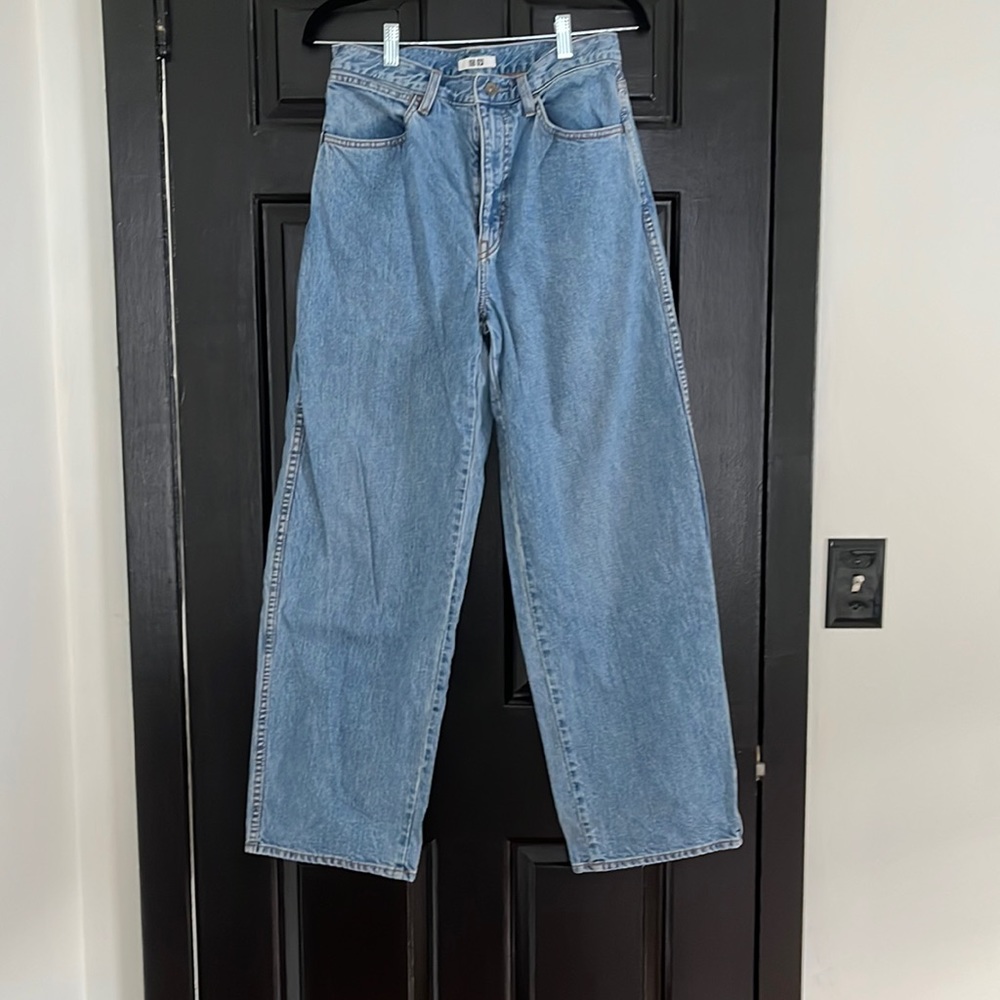Uniqlo wide leg jeans